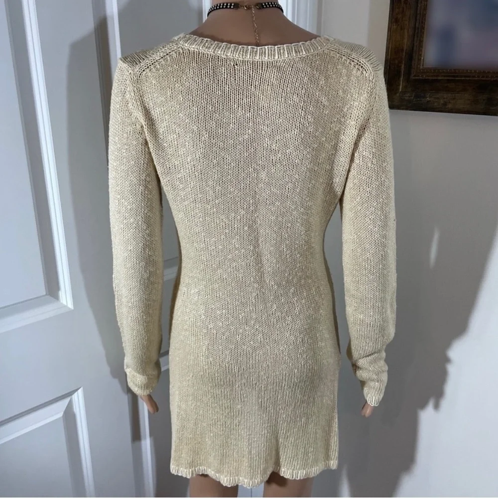Tommy Bahama Cream Knitted Sweater| Size: M - Picture 3 of 6